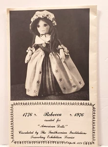 Modello vintage per bambola di stoffa Rebecca Smithsonian bambole americane mostra anni '70 - Foto 1 di 8