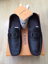 LOUIS VUITTON MENS SHOES MONTE CARLO LOAFERS UK 12 46 DRIVERS BROWN LEATHER