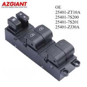 Interruptor de ventana del lado del conductor delantero izquierdo para Nissan Pathfinder 2004 - Imagen 1 de 6