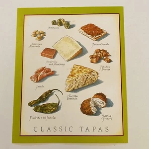 Cooks Illustrated Frameable Kitchen Art Back Cover Only J Burgoyne Classic Tapas - Picture 1 of 2