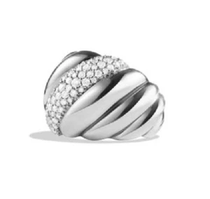 Solid 925 Sterling Silver Cable Ring Choose One RSG 432 - Picture 1 of 3