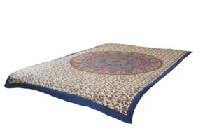 AamiraA Cream Mandala Tapestry Bohemian Wall Hanging Throw Dorm Decor - Picture 1 of 10