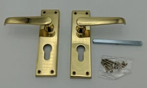 Carlisle Brass - M30- Victorian Lever on Backplate (Pair) G14 Brass new a1 uk ⭐⭐ - Picture 1 of 6