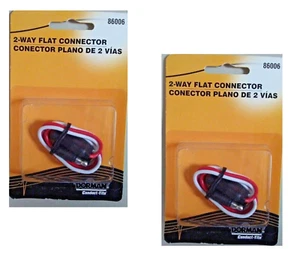 Paquete de 2 adaptadores de cableado de remolque conector codificado por colores 2 vías DORMAN 86006 - Imagen 1 de 4