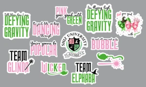 Wicked Sticker Pack Show Movie 3 inch ~ Tumbler Laptop Phone Tablet Window - Picture 1 of 1