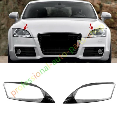 Cubierta de lente transparente para faros laterales + pegamento para Audi TT TTS TTRS 2009-2015 Foto 1 de 4