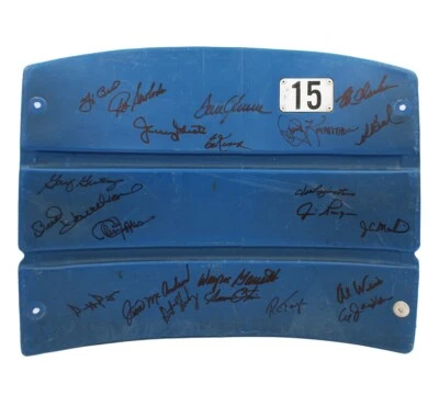 1969 New York Mets Team Autographed/Signed Shea Stadium Seatback-Seaver, Berra, - Image 1 of 3