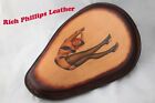 Leather Harley Chopper Seat Sportster Bobber Tattoo Rich Phillips Leather Pinup