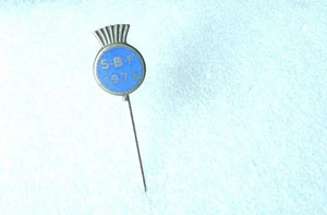S B F 1975 SCHOTTISCHER BOWLINGVERBAND EMAILLE ABZEICHEN - Bild 1 von 2