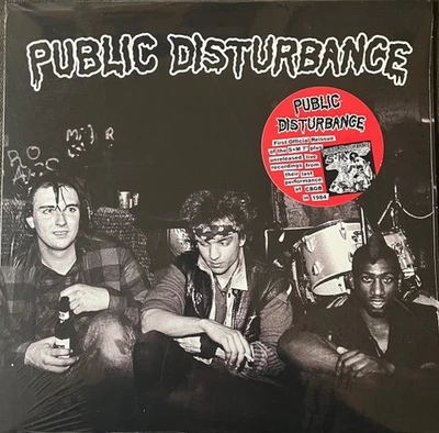 PUBLIC DISTURBANCE S&M Ep/Live Tracks LP Compilation PUNK ROCK Hardcore BLACK - Image 1 of 2