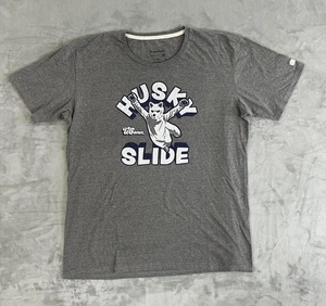 Homefield UConn Huskies Shirt Mens 3XL Gray Husky Slide Graphic Tee T-Shirt NCAA - Picture 1 of 5