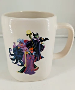 Rae Dunn Disney Villains Squad Goals Double Sided Mug Halloween 5" Tall B2 - Picture 1 of 5