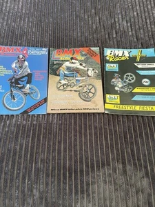 BMX Action Bike Magazine No 14 x 2 other mags 1985 Vintage BMX Freestyle Racing - Picture 1 of 7