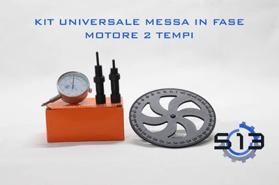KIT UNIVERSALE MESSA IN FASE MOTORE 2 T - DISCO GRADUATO + COMPARATORE CANDELA - Immagine 1 di 4
