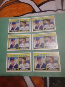 6 2016 Topps Heritage NL Rookie Stars #181 Aaron Nola Micheal Conforto SP ROOKIE - Imagen 1 de 16