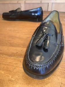 Cole Haan schwarze Halbschuhe mit Quasten 12 D - Bild 1 von 11