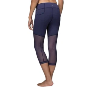 Leggings cortos Lululemon Breathe Easy azul cadete 20,5"" entrepierna talla 6 - Imagen 1 de 8