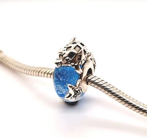 🩷 Dije de cuentas de cristal de Murano tortuga marina genuino plata de ley S925 🩷 - Imagen 1 de 8