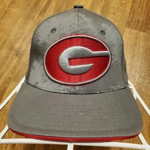 Georgia Bulldogs Hat Cap Boys Small Fitted Gray Football Zephyr Z Fit Rare - Picture 1 of 6