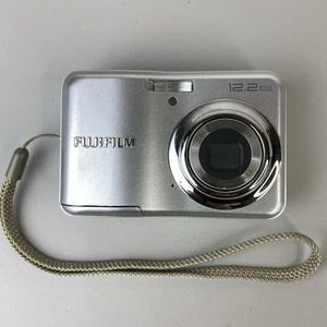 FUJIFILM FinePix A220 Silver 12.2MP Compact Digital Camera w/ SD Card Tested - Picture 1 of 15