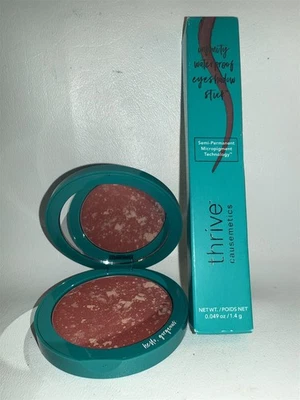 Thrive Waterproof Eyeshadow Elena & Cosmo Power Blush Angelina Set Lot x 2 - Image 1 of 2