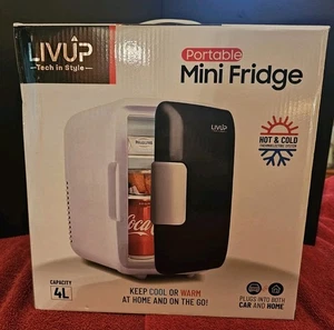 Livup Portable Mini Fridge Hot/Cold Settings Open Box - Picture 1 of 6