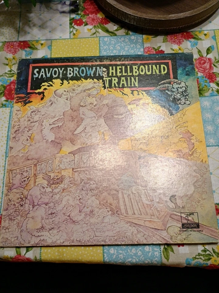 Savoy Brown – Hellbound Train 1972 Gatefold LP Vinyl Record 33RPM 1972 - Image 1 of 1