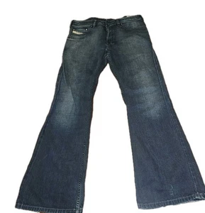 DIESEL Zathan Regular-Bootcut 006OF Jeans Men's W30/L30 Whiskers Button Faded - Picture 1 of 4