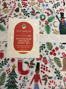 Pottery Barn Teen Gewehr Papier Nussknacker Urlaub Bio Blätter Zwilling Weihnachten - Bild 1 von 1