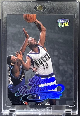 (/99) Glenn Robinson 1998-99 Fleer Ultra Platinum #45 Raro Paralelo Bucks Foto 1 de 2