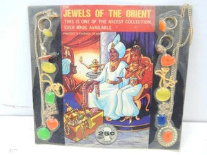 2I Jewels Of The Orient 25 Gumball Machine Display Card Toys Jewelry 1988 HK - Picture 1 of 5