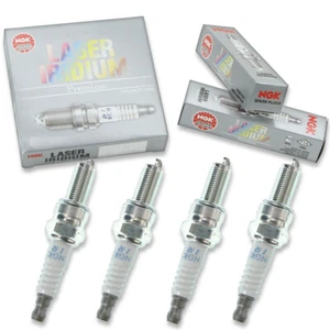 4 pc NGK 7692 MR8AI9 Laser Iridium Spark Plugs for 09482-00612 Ignition Wire dj - Picture 1 of 4