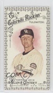 2014 Topps Allen & Ginter's Mini Black Bordered Troy Tulowitzki #104