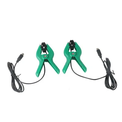 Abrazaderas de temperatura 2 piezas Longitud de línea de sonda 1,5 m para medidor de colector digital HVAC Foto 1 de 4