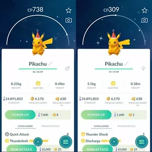 Pokemon Shiny Pikachu Red Party Hat - TRA'DE GO - Read Description - Picture 1 of 4