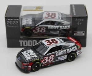2022 TODD GILLILAND #38 Boot Barn 1:64 Nascar Diecast In Stock - Picture 1 of 1