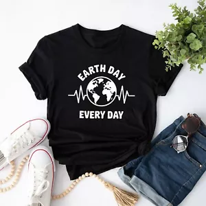 Retro Men Women Earth Day 2025 T-Shirt - Picture 1 of 22