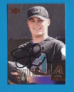 JUSTIN WECHSLER Autograph SIGNED 2001 UPPER DECK ARIZONA