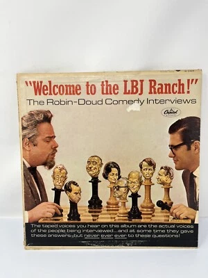 WELCOME TO THE LBJ RANCH The Robin- Doud Comedy Interviews LP Frank FRAZETTA  - Image 1 of 4