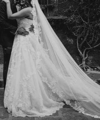 Hermoso vestido de novia Pronovias Foto 1 de 4