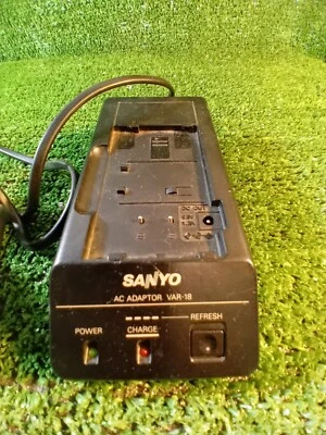Sanyo AC Adaptor VAR-18 Camcorder Video Camera Battery Charger  - Image 1 of 4