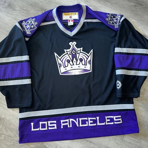 Authentic Los Angeles Kings Jersey XL 52 CCM Crown Cover