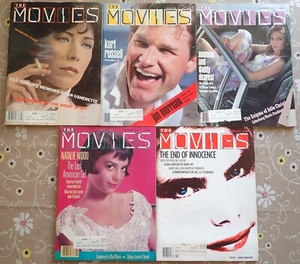 Lot First 5 Issues THE MOVIES Jul-Nov 1983 Short Lived Film Magazine Lily Tomlin - Imagen 1 de 18