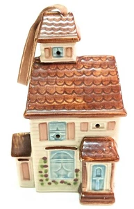 VINTAGE ROSENTHAL & NETTER CERAMIC HOUSE ORNAMENT Made in Japan - FREE SHIPPING - Picture 1 of 6