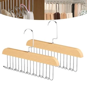 2Pcs Anti Slip Multi Hook Coat RacksBra Hangers for Closet Organizer with 8 H... - Picture 1 of 7