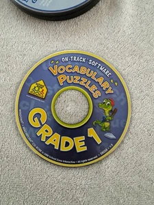 VOCABULARY PUZZLES GRADE 1 - AGES 5-6 - On-Track-Software Win/Mac - Picture 1 of 1