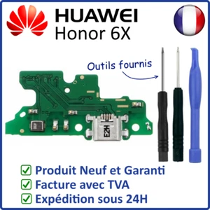 SCHALTUNGSTUCH LADEANSCHLUSS DOCK USB-BUCHSE UND MIKROFON VON HUAWEI HONOR 6X - Bild 1 von 4