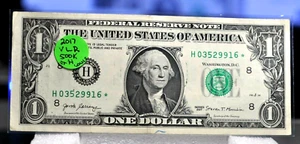 VERY RARE FROM SHEET 2017 $1.00 STAR NOTE VERY RARE LOW RUN 500K GOOD COND - Picture 1 of 2