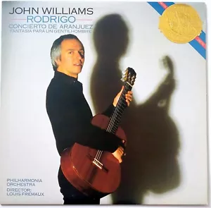 JOHN WILLIAMS RODRIGO CONCIERTO DE ARANJUEZ,FANTASÍA PARA UN GENTILHOMBRE LP 33 - Picture 1 of 5