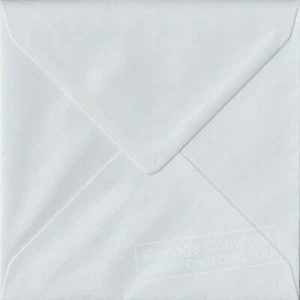 Buste bianche S6 - 130 mm x 130 mm 100 gsm gommate piccole quadrate colore - Foto 1 di 1